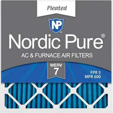 Nordic Pure 19_1/2x22x1 Exact MERV 12 Pleated AC Furnace Air Filters 2 Pack Nordic Pure 19_1/2x22x1 Exact MERV 12 Pleated AC Furnace Air Filters 2 Pack